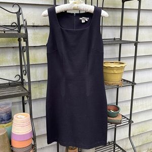 Classic, all-occasion, little black dress.  Fits snuggly, as it should.